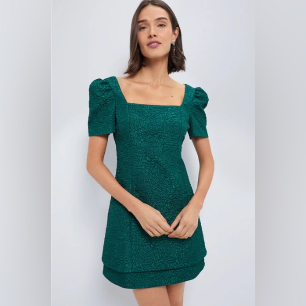 Tuckernuck Emerald Green Juliana Mini Dress